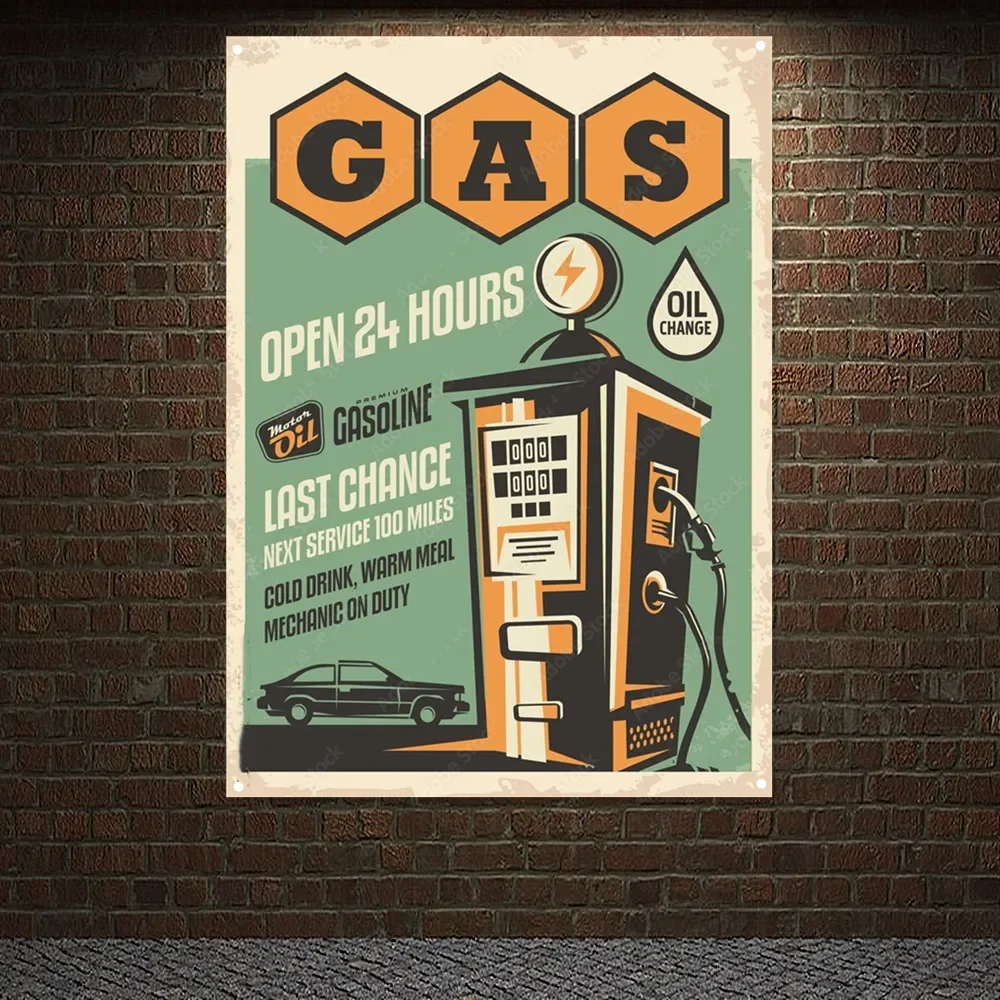 Stacja benzynowa OPEN 24 HOURS – Auto Repair Shop Banners recenzja i cena