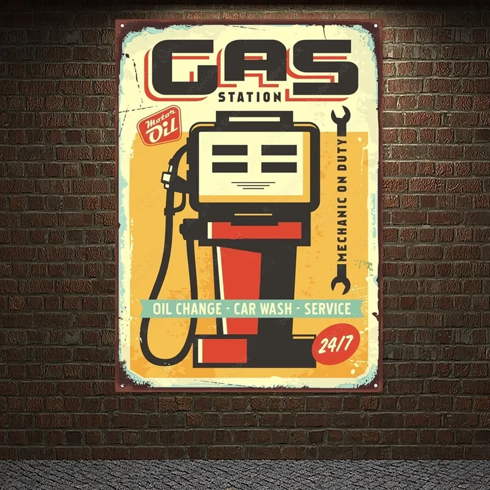 STACJA PALIWOWA Vintage WYCIŚL – Auto Repair Shop Banners recenzja i cena