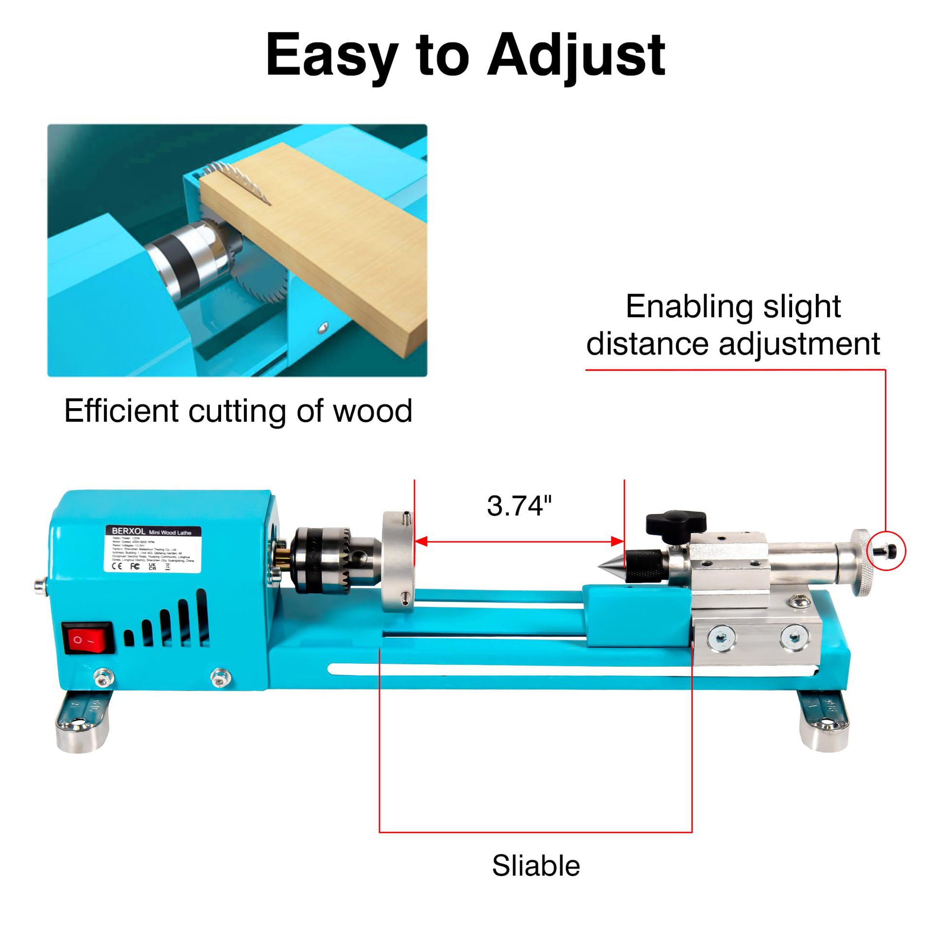 Nowa Elektryczna Mini Tokarka  – Brake Drum Lathe recenzja i cena