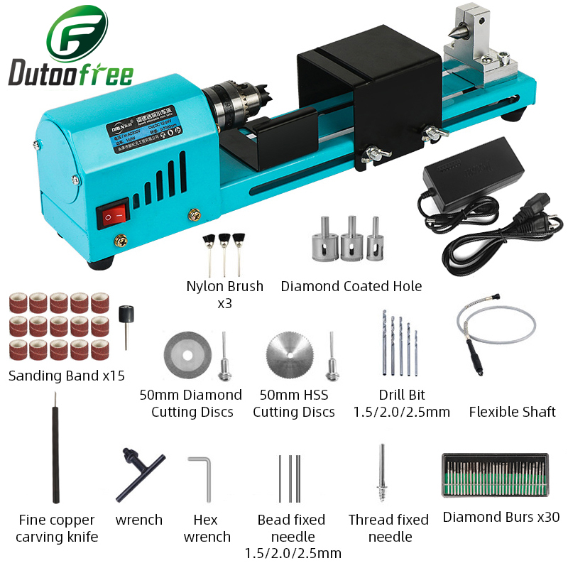 1 zestaw 150W Mini tokarka do  – Brake Drum Lathe recenzja i cena